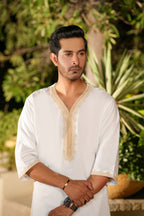 Moroccan Off-White Jubbah | J031