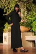 Black Hoodie Jubbah | J023
