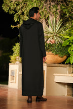 Black Hoodie Jubbah | J023