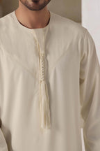 Cream Emarati Jubbah | J010 - Al-Deebaj