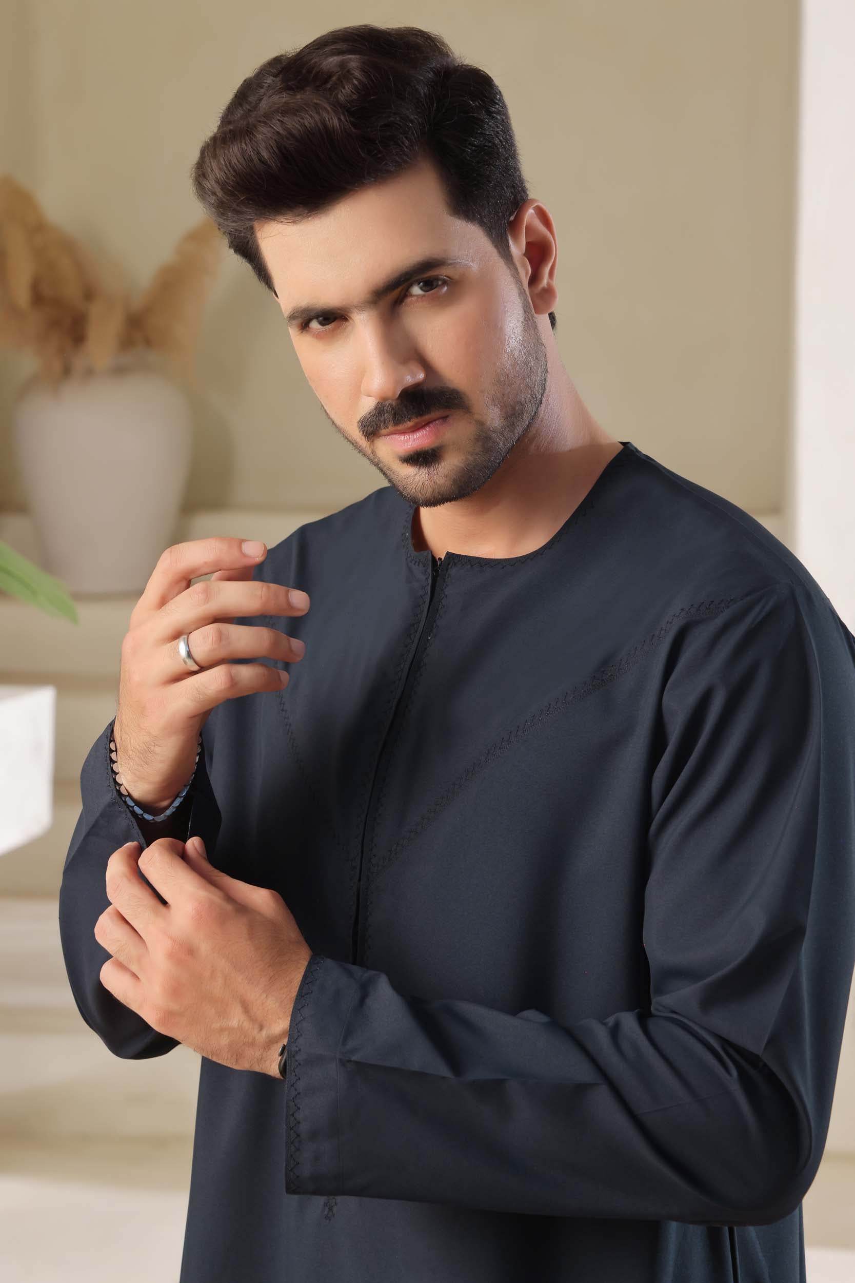 Navy Emarati Jubbah | J-012 - Al-Deebaj