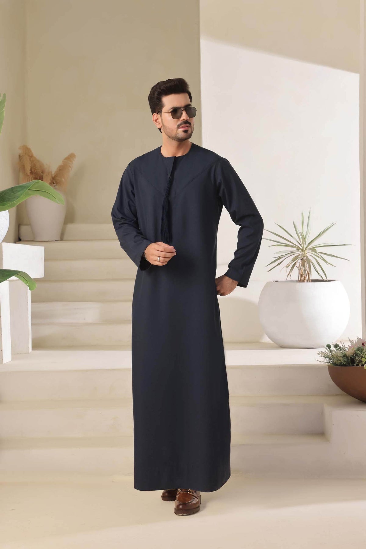 Navy Emarati Jubbah | J-012 - Al-Deebaj