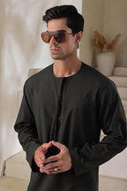 Black Emarati Jubbah | J013 - Al-Deebaj