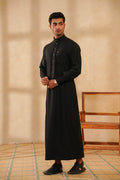Black Saudi Jubbah | J020 - Al-Deebaj