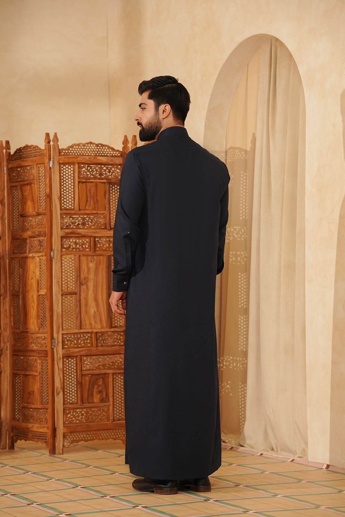 Navy Saudi Jubbah | J021 - Al-Deebaj