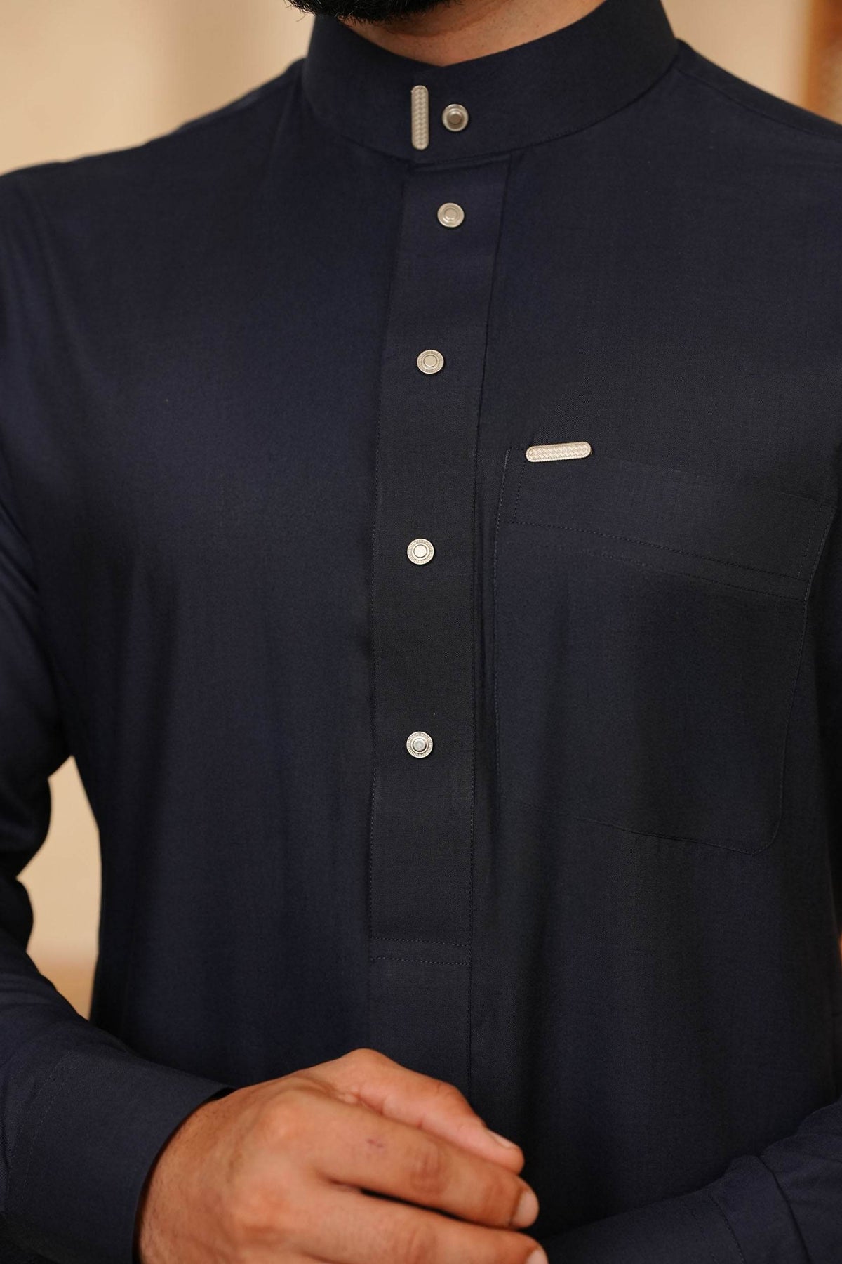 Navy Saudi Jubbah | J021 - Al-Deebaj