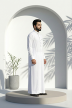 White Plain Jubbah | J024