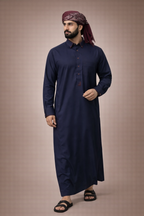 Navy Plain Jubbah | J035